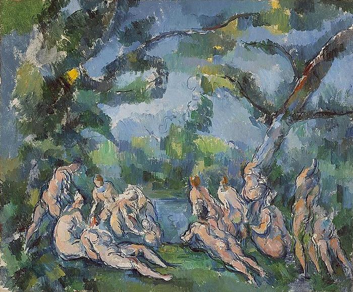 Paul Cezanne Badende